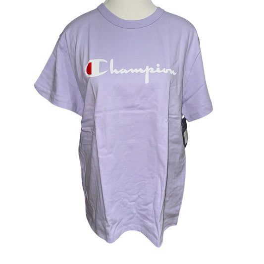 Lilac logo tee