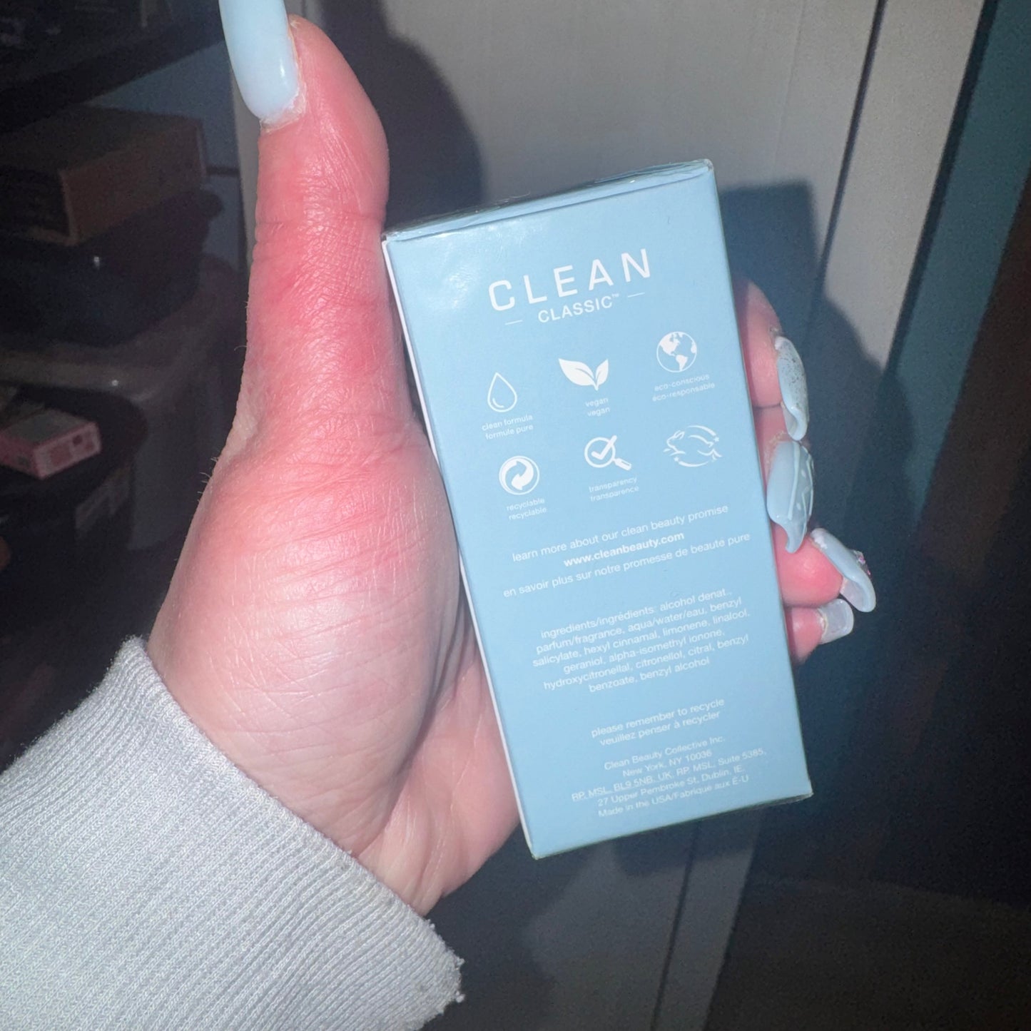 Soft laundry perfume