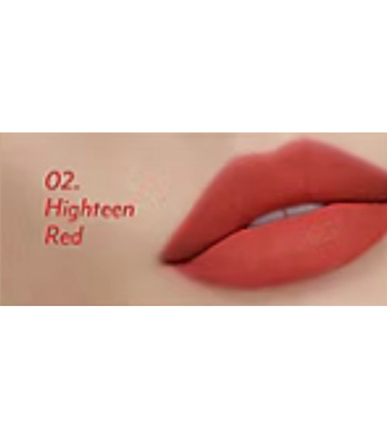Lip silhouette matte velvet lip tint