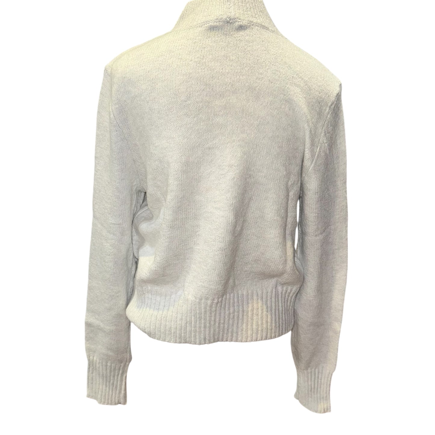 Smiley mock neck sweater