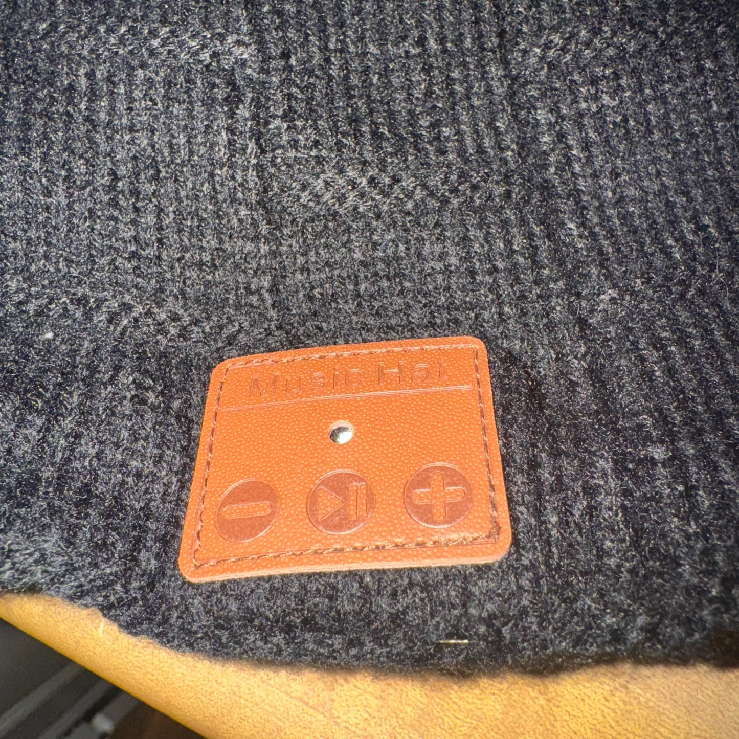 Unisex music beanie with fleece lining