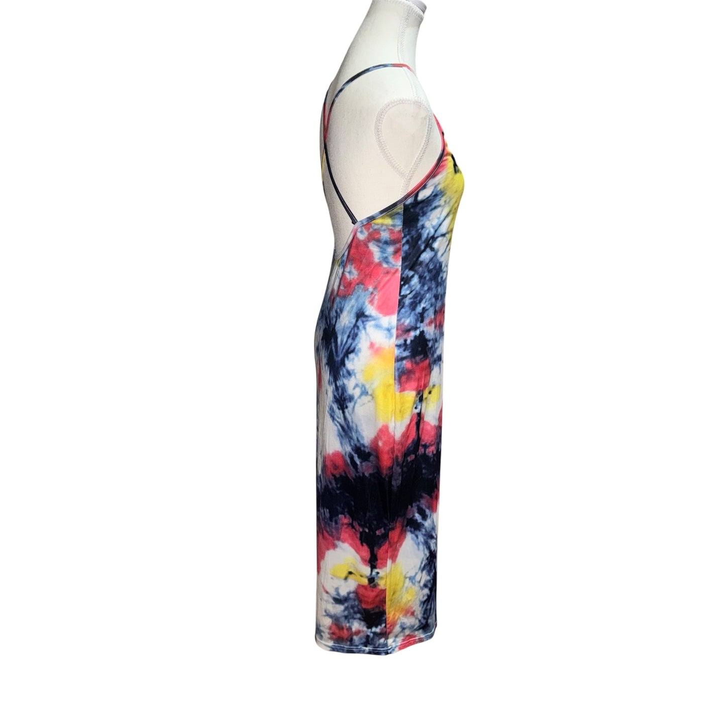 Tie dye maxi dress