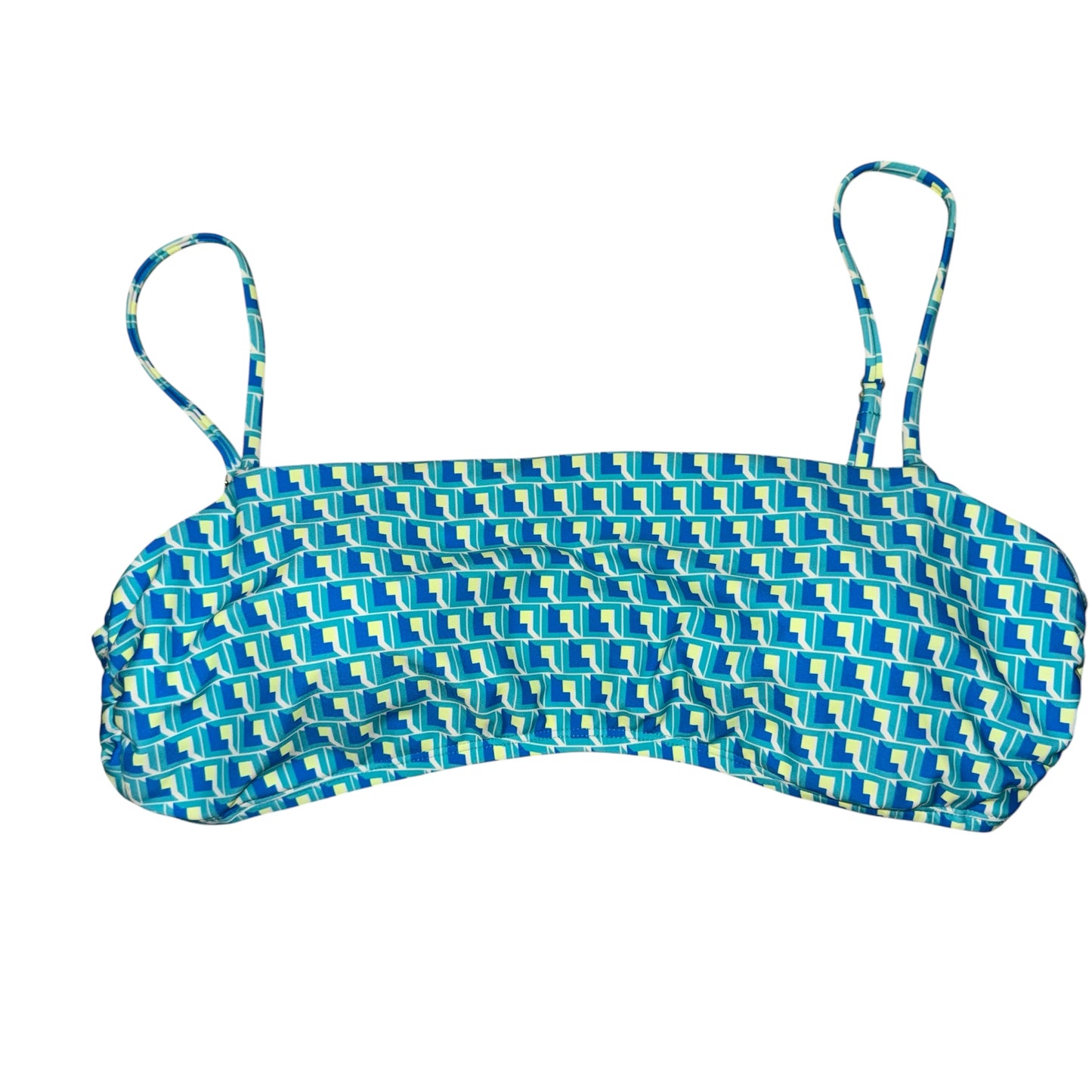High waisted geo print bikini
