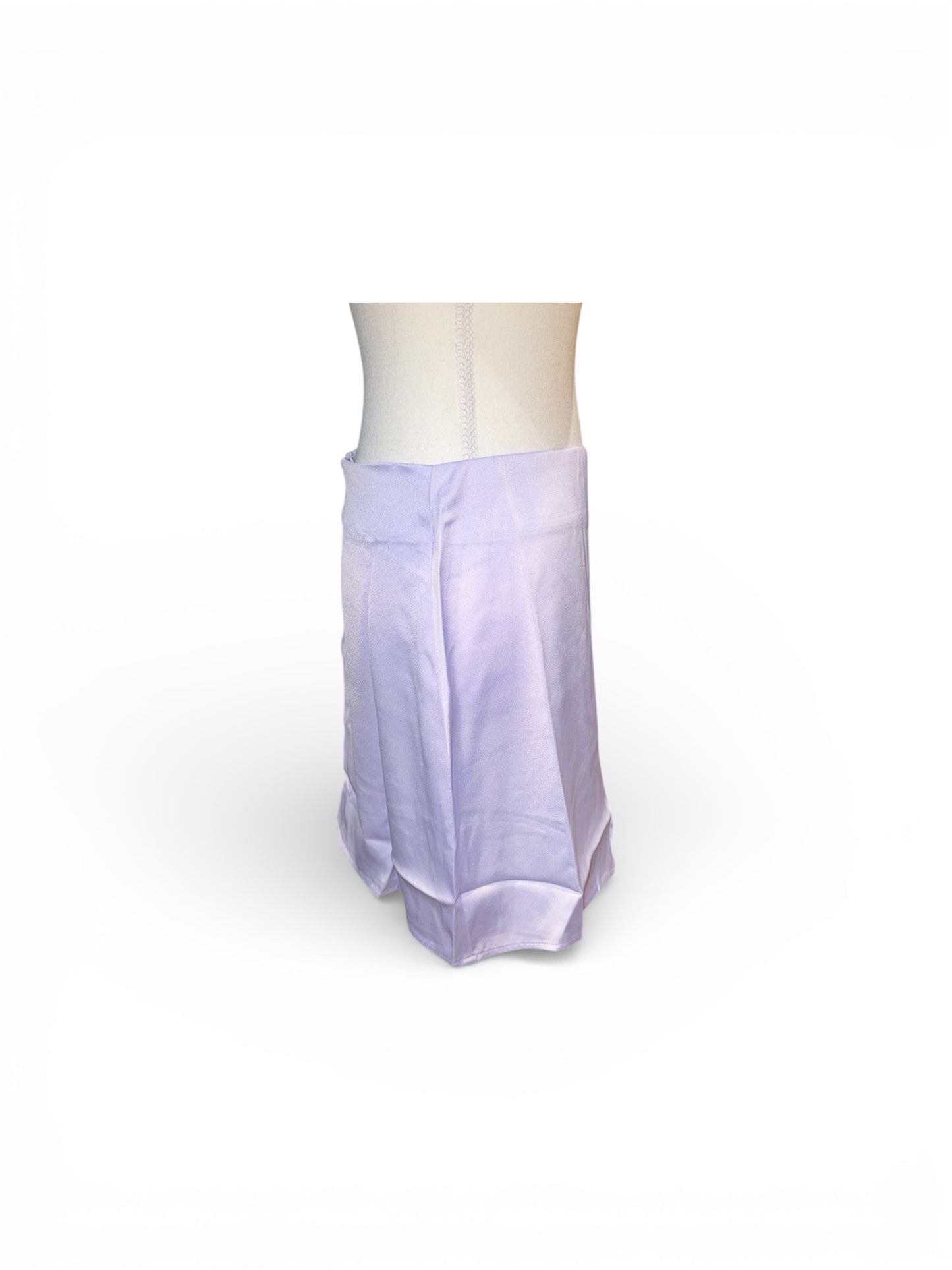 Mini slip skirt heather purple