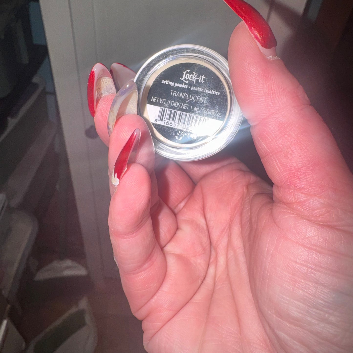 Mini setting powders