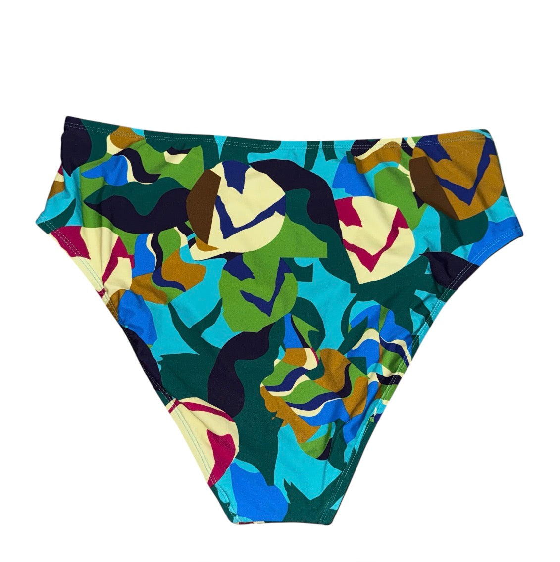 Abstract print bikini bottom