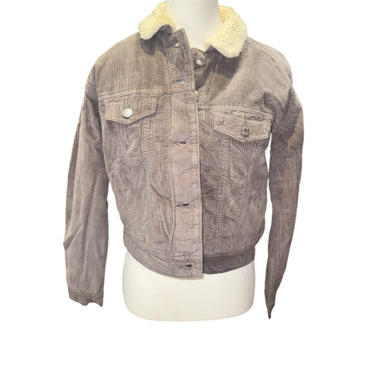 Sherpa lined corduroy jacket