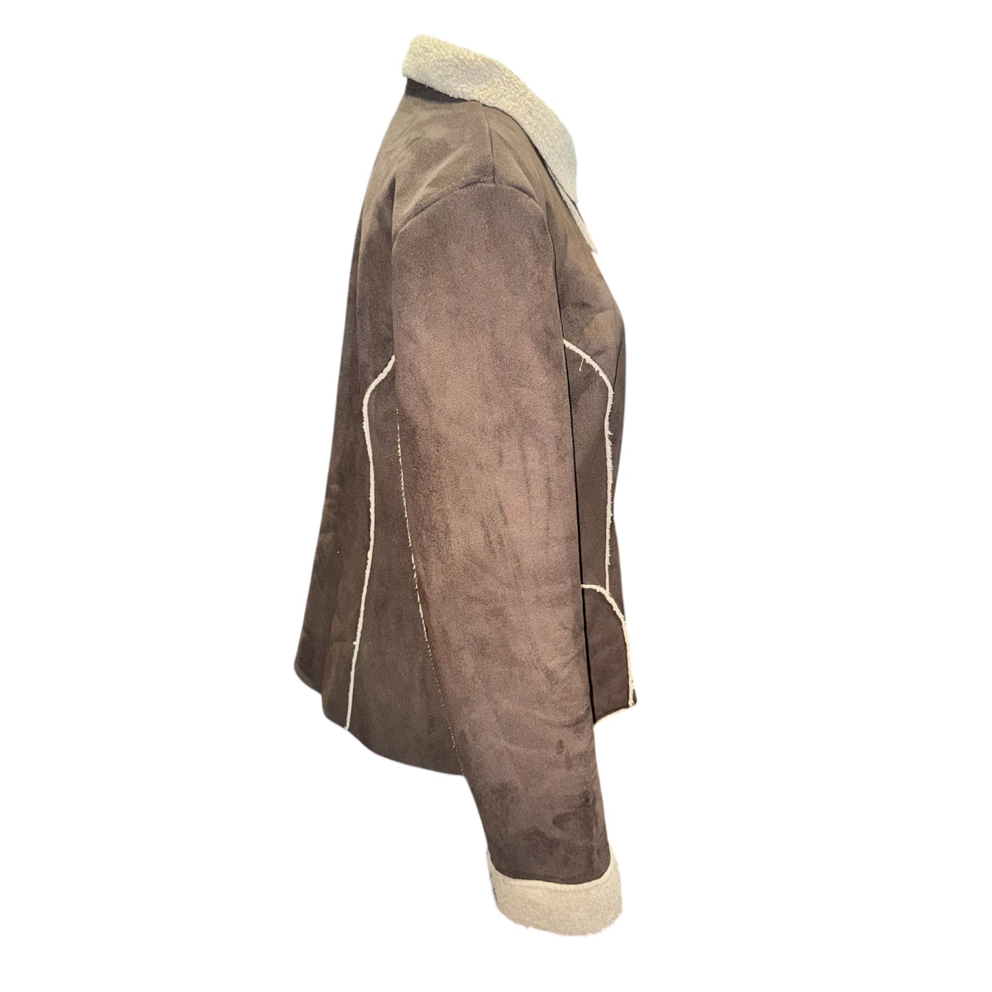 Vintage old navy faux shearling jacket
