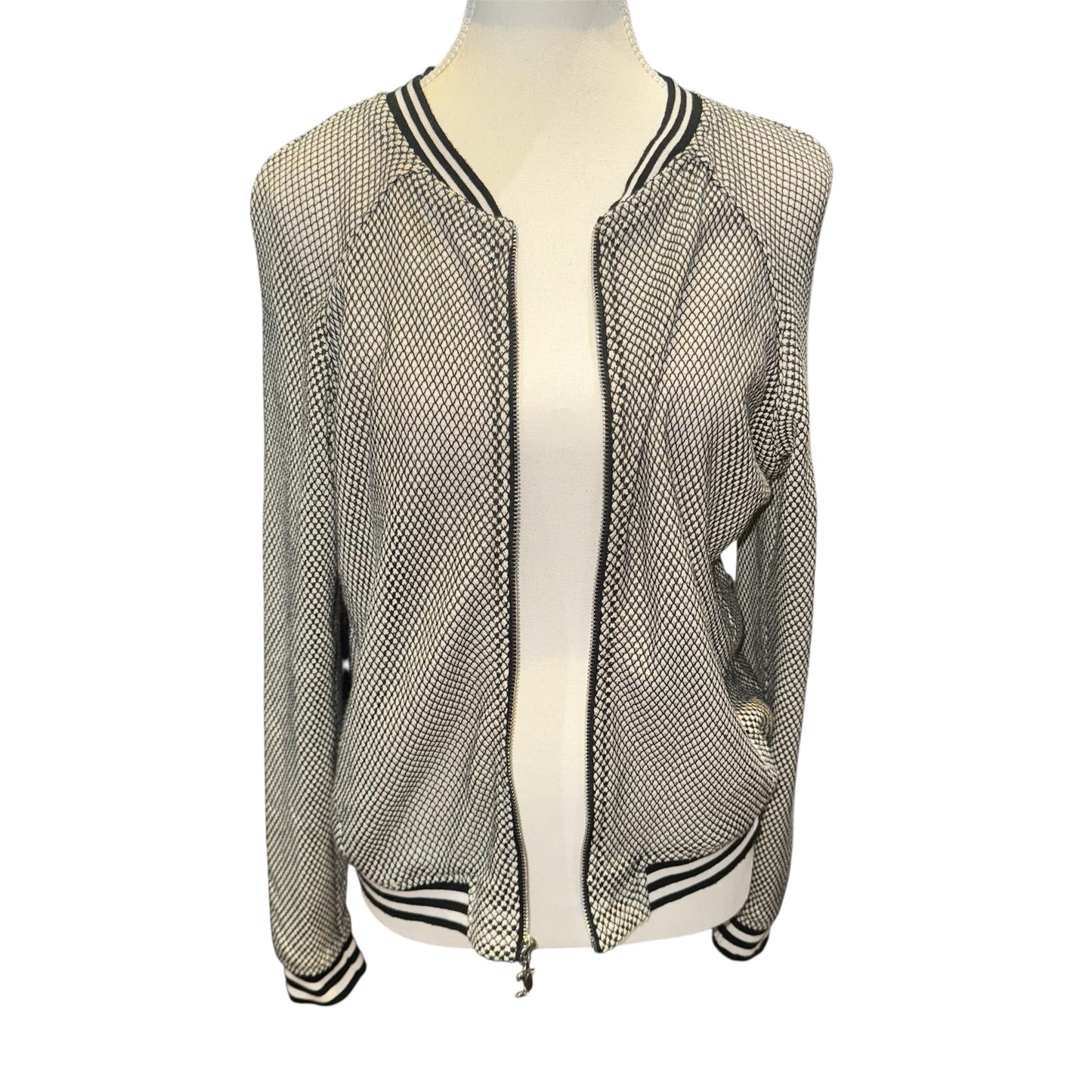 Juicy couture mesh bomber jacket